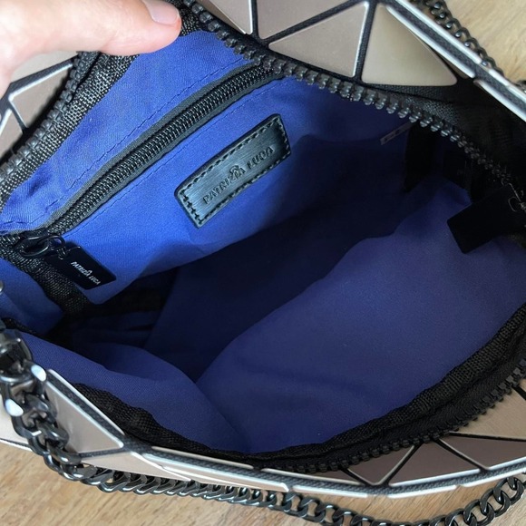 Patrizia Luca Geometric Triangle Bag Clutch Purse Small Handbag - Picture 5 of 8